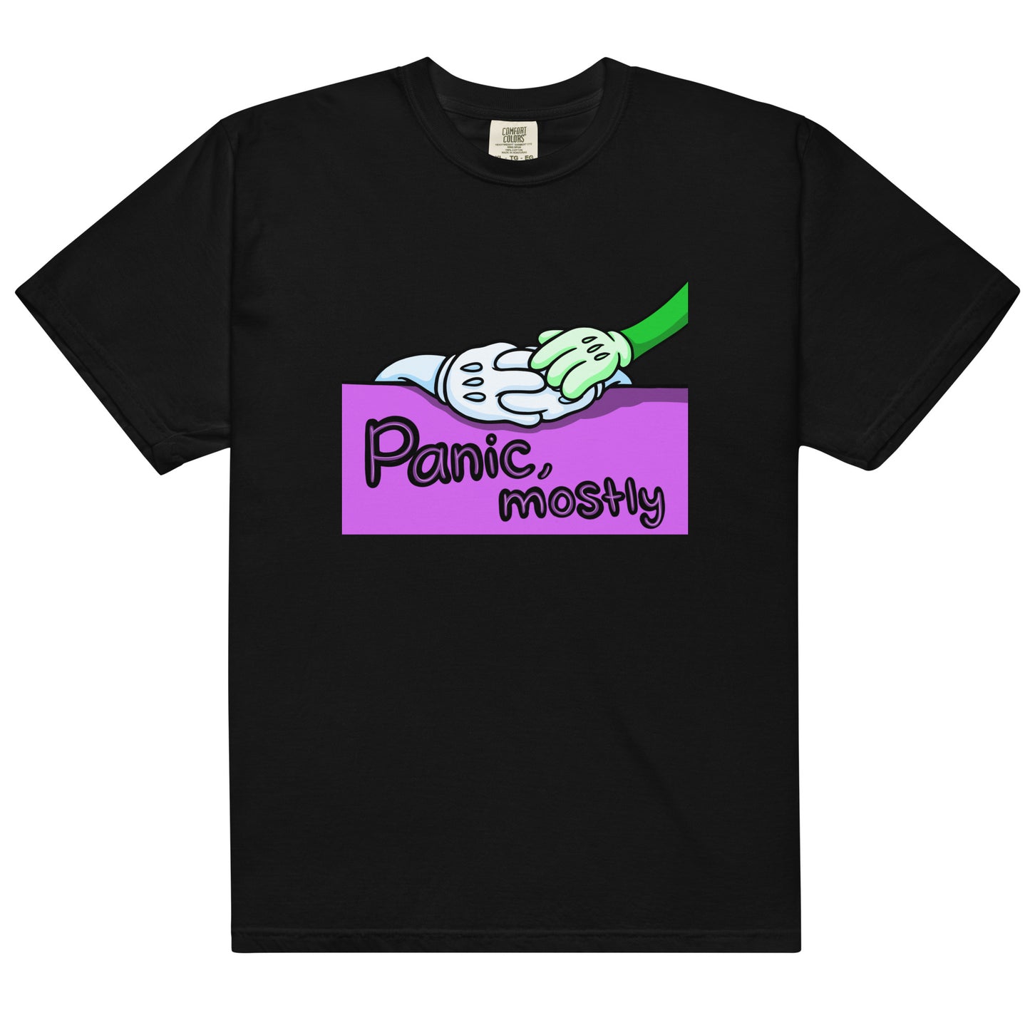 Panic, Mostly T-Shirt